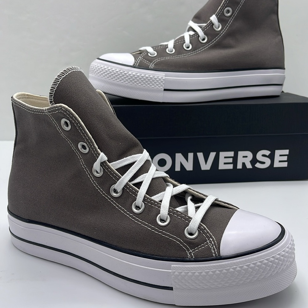 Converse WMNS High-Top Platform Sneakers A09221F CTAS LIFT HI
CHARCOAL/WHITE - Picture 14 of 16